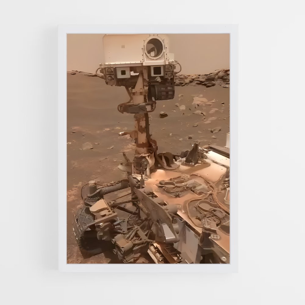 Poster Sur la Surface Martienne – affiche Astronomie (vue 3)